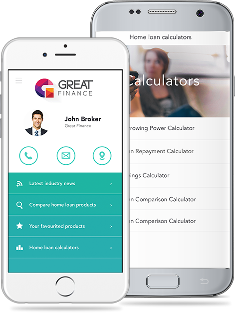 Available on iOS or Android